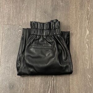 Madewell‎ Vegan Leather Pull-On Paperbag Pants Sz 0